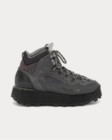 Acne Studios Trekking platform Slate Grey High Top Sneakers