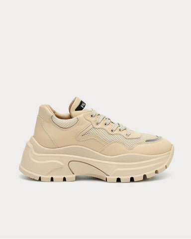 Prada Centaurus leather Beige Low Top Sneakers