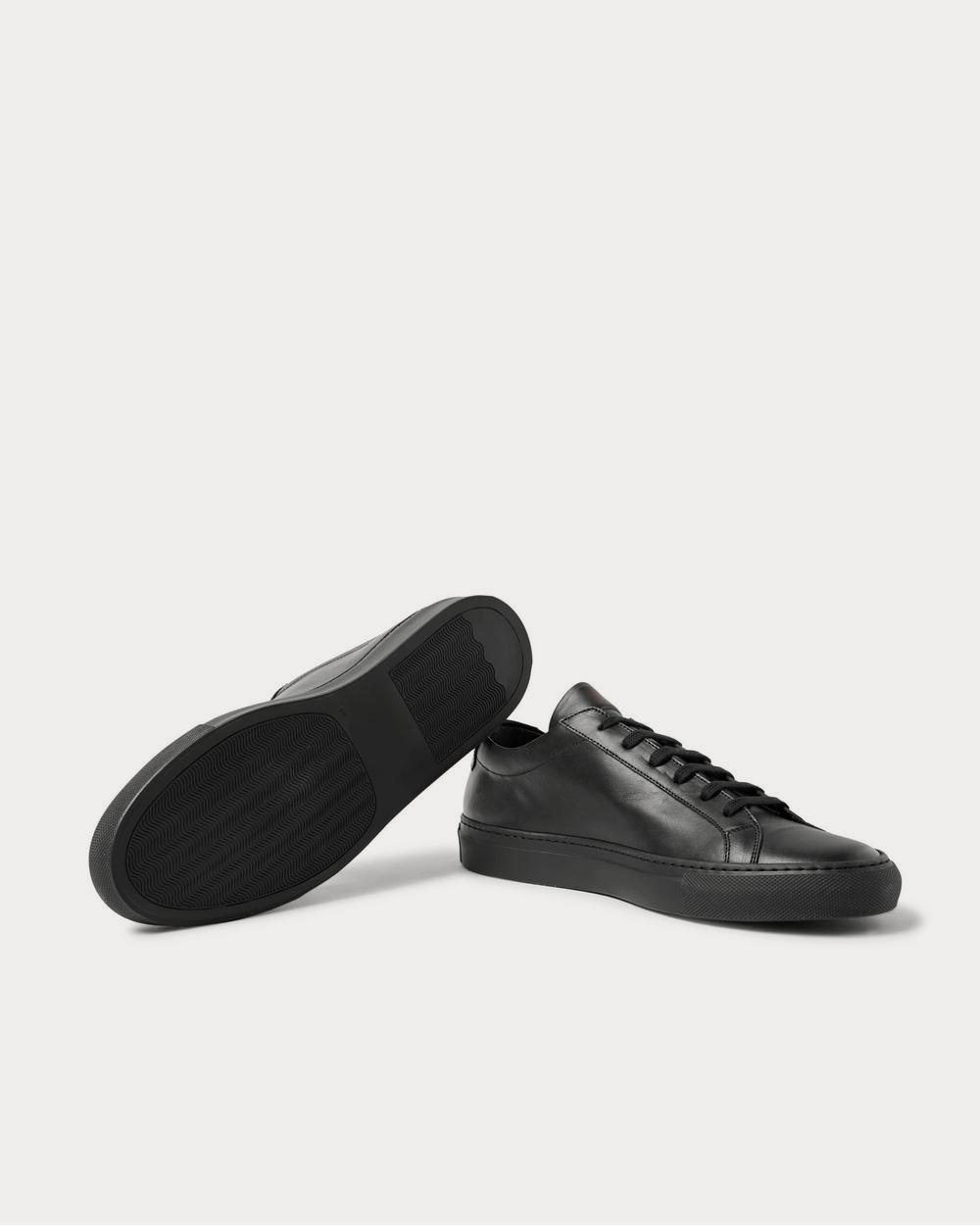 Common Projects Original Achilles Leather  Black low top sneakers - 3