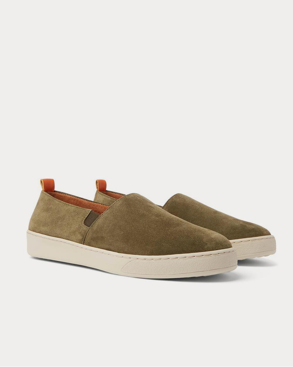 Mulo Suede Slip-On  Army green slip on sneakers - 2