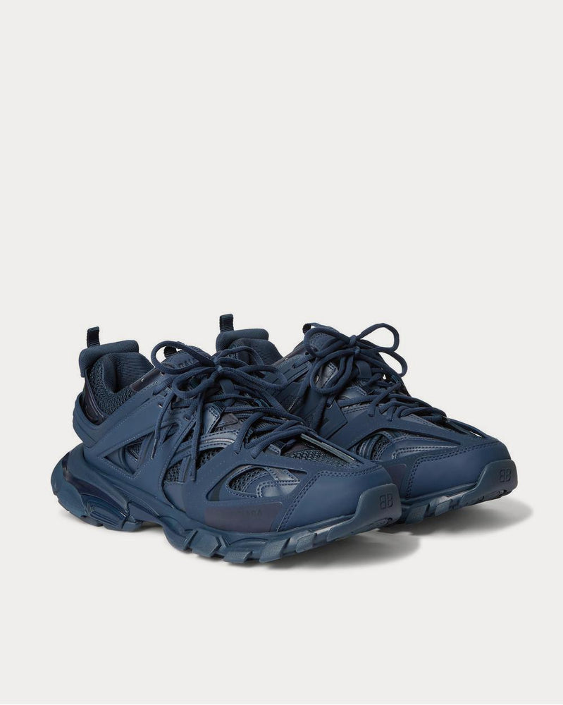 Balenciaga Track Nylon, Mesh and Rubber  Navy low top sneakers - 2