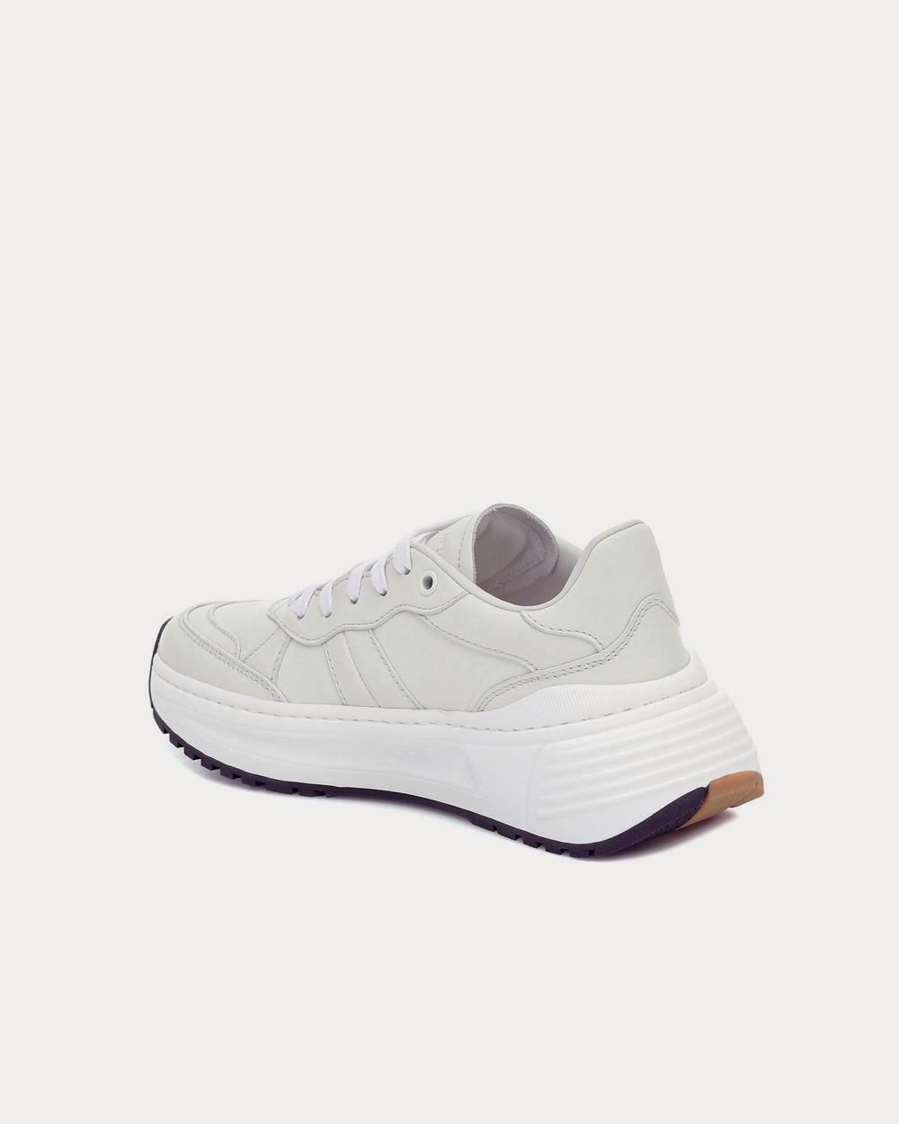 Bottega Veneta Speedster leather Optic White Low Top Sneakers - 3