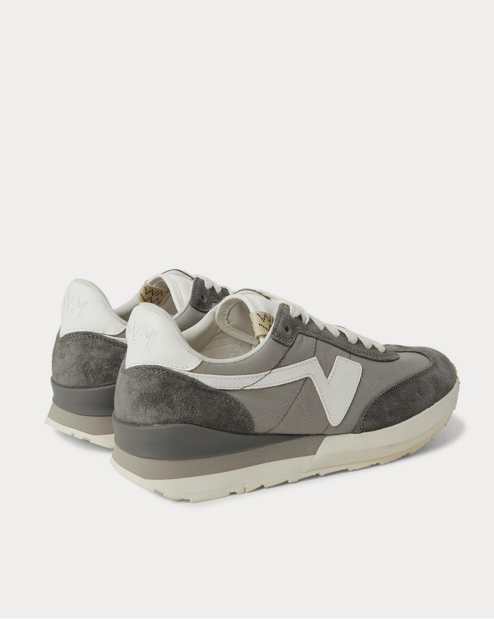 Visvim FKT Runner Suede- and Leather-Trimmed Nylon-Blend  Gray low top sneakers - 3