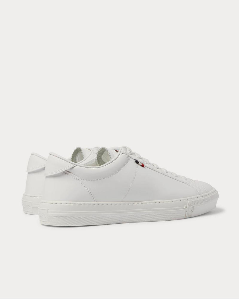 Moncler Monaco Leather  White low top sneakers - 4