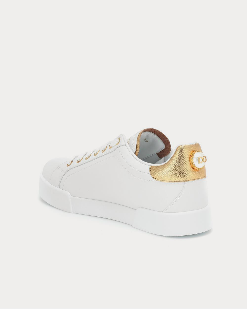 Dolce & Gabbana Portofino leather White Low Top Sneakers - 3