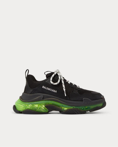 Balenciaga Triple S Clear Sole Mesh Black low top sneakers - Sneak