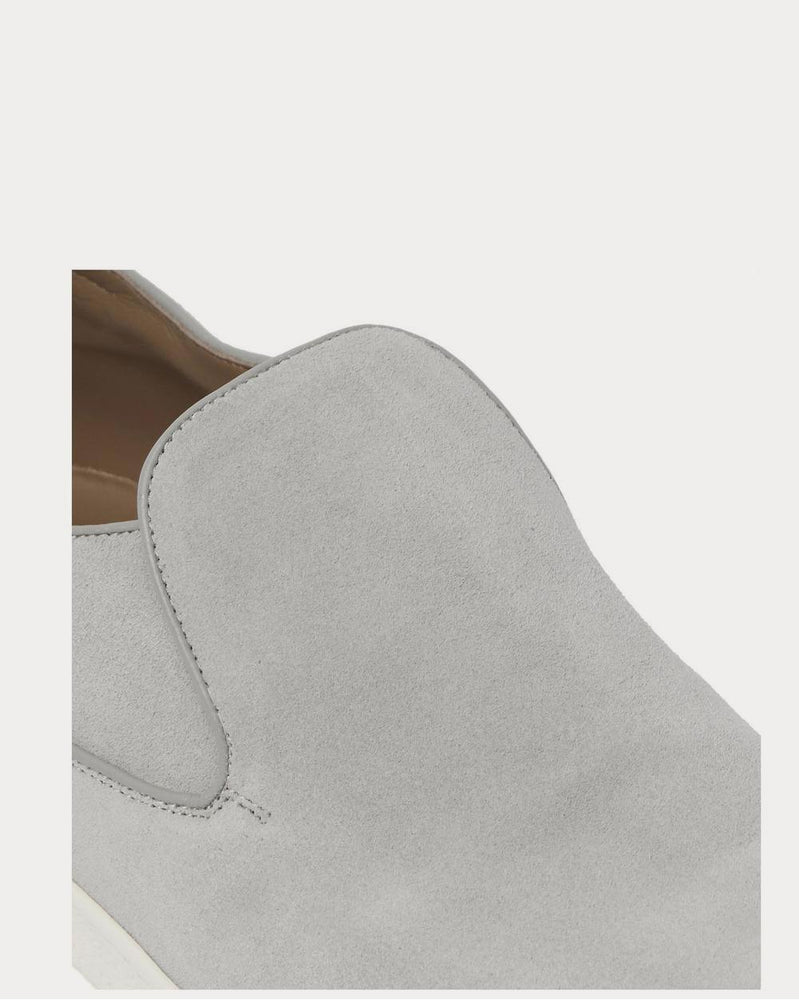 John Lobb Haven Suede Slip-On  Gray low top sneakers - 5