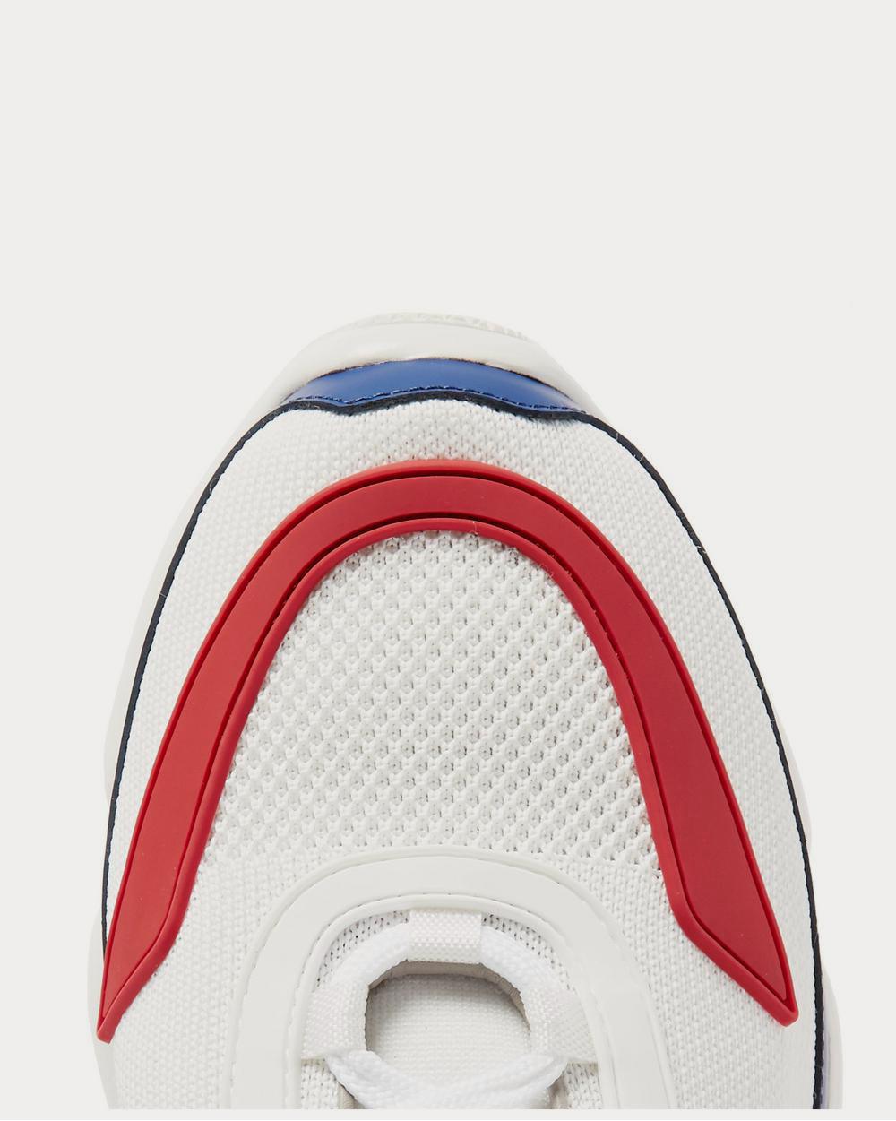 Prada Cloudbust Mesh, Rubber and Leather  White low top sneakers - 5