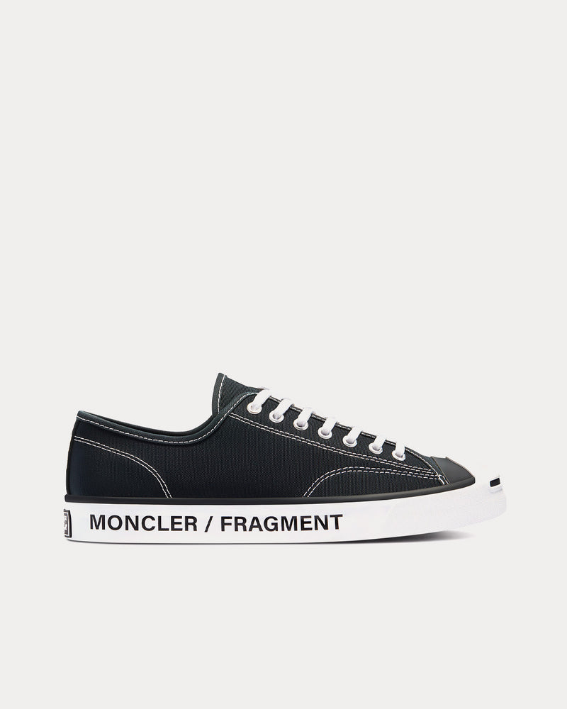 Converse x 7 Moncler FRGMT Jack Purcell Black / Black / White Low Top Sneakers - 1