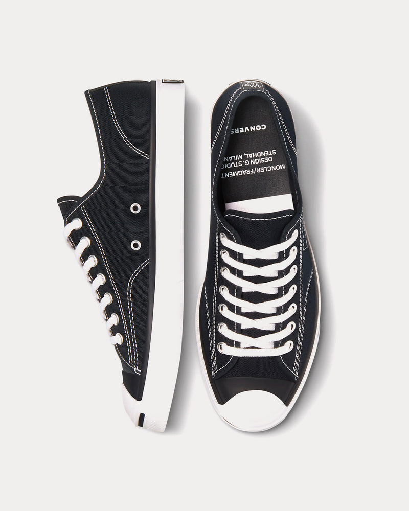 Converse x 7 Moncler FRGMT Jack Purcell Black / Black / White Low Top Sneakers - 2