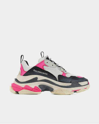 Balenciaga Triple S Rose Fluo Low Top Sneakers