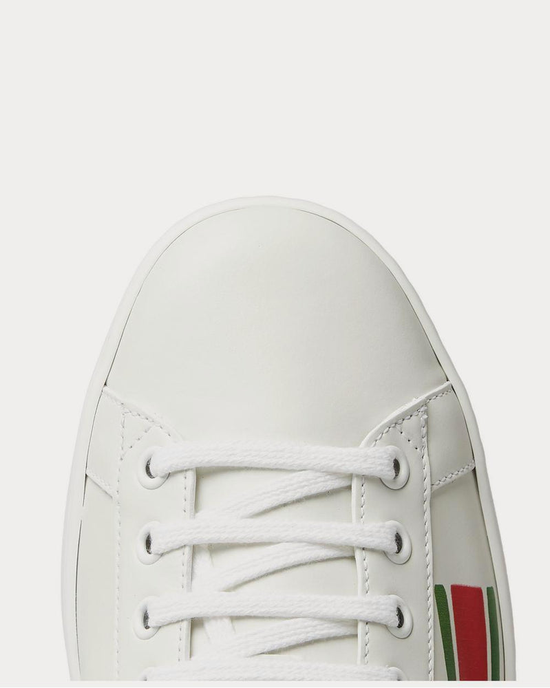 Gucci Ace Printed Leather  White low top sneakers - 5