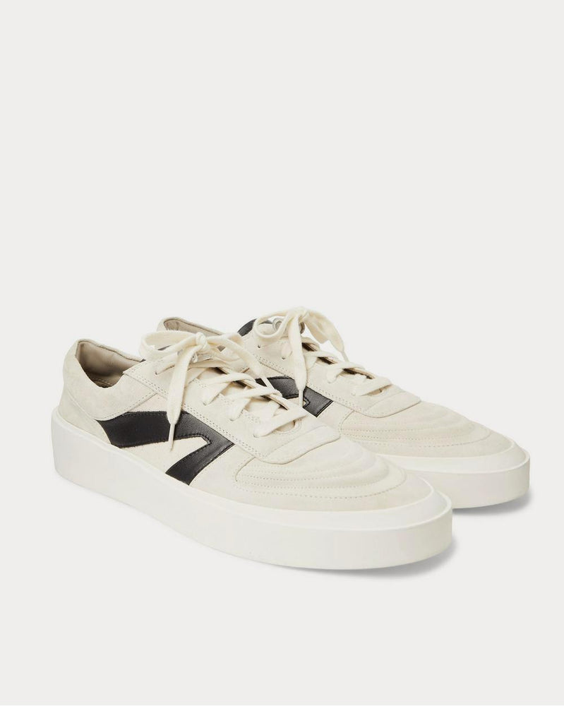 Fear of God Suede, Leather and Canvas  Ecru low top sneakers - 2