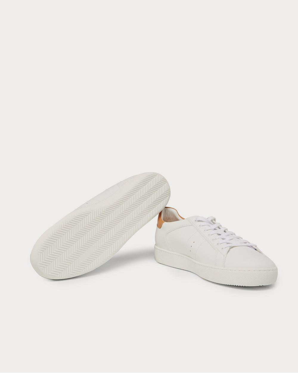 J.M. Weston Leather  White low top sneakers - 3