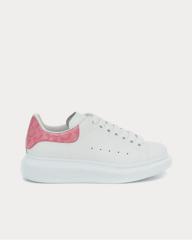 Alexander McQueen Leather White Low Top Sneakers