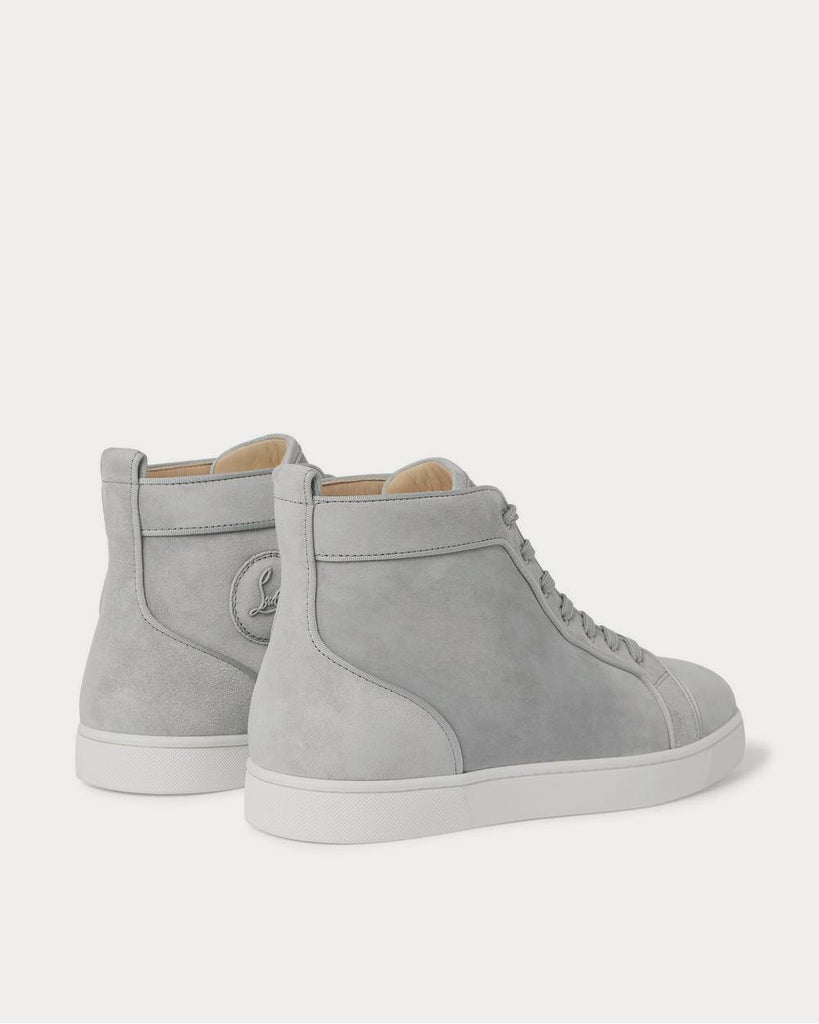 Louis Orlato Grosgrain-Trimmed Suede High-Top Sneakers