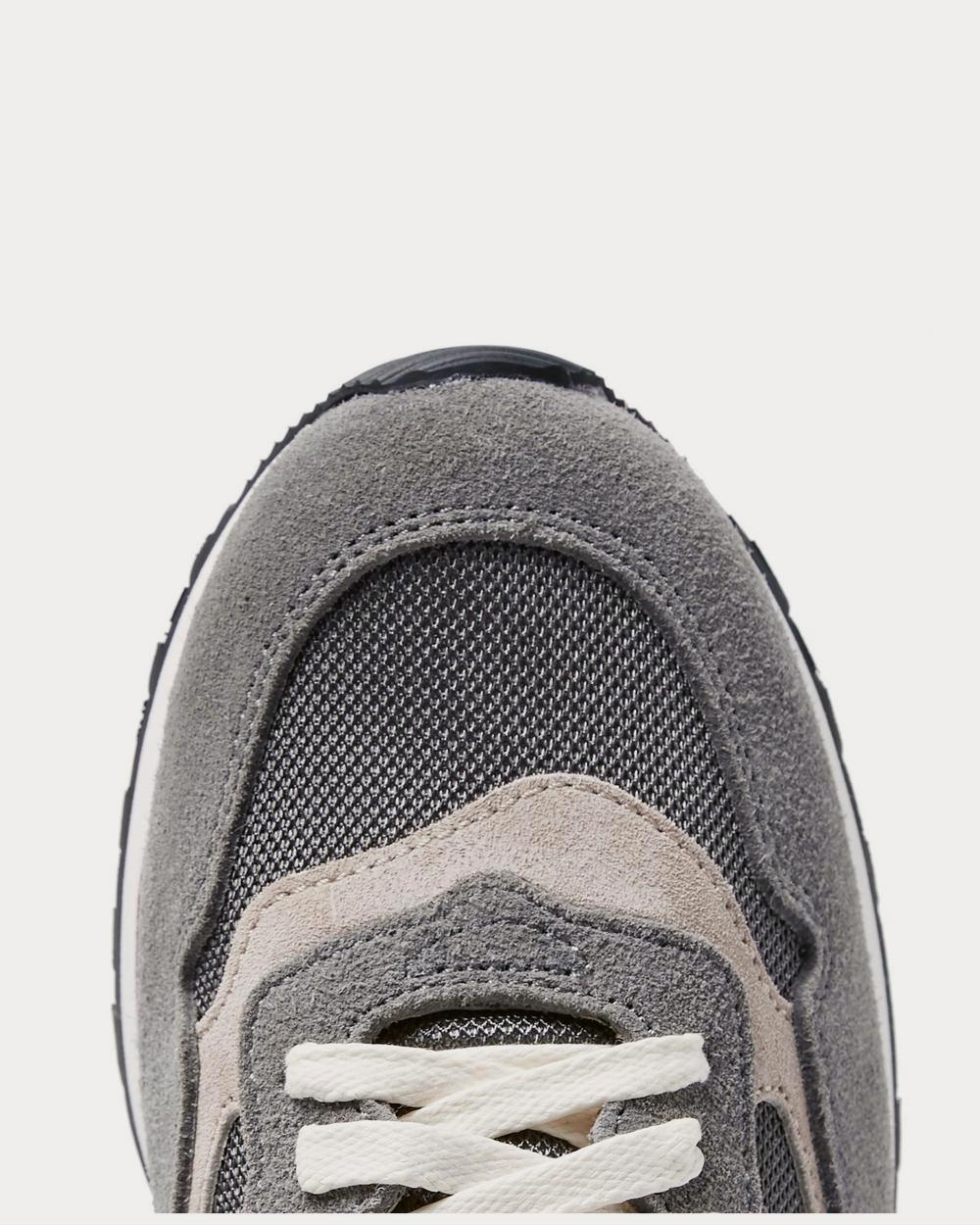 Visvim Roland Leather-Trimmed Suede and Mesh  Gray low top sneakers - 5