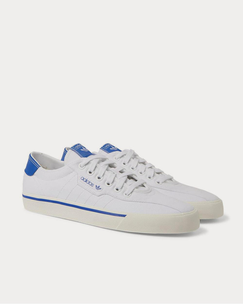 Adidas Love Set Super Leather-Trimmed Canvas  White low top sneakers - 2