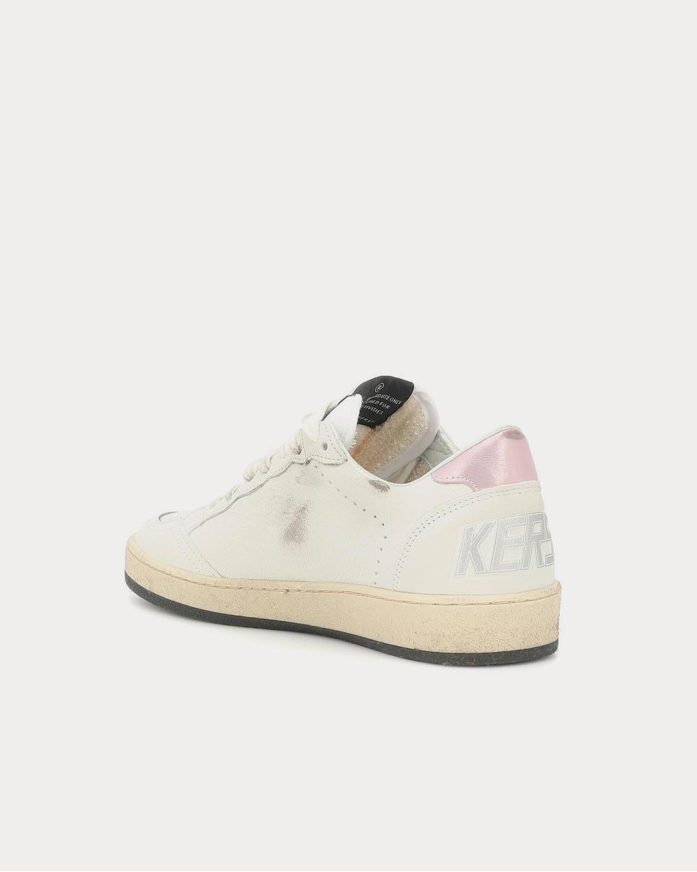 Golden Goose Ball Star leather White Low Top Sneakers - 3