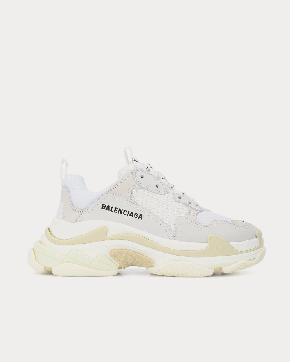 Balenciaga Triple S Blanc Low Top Sneakers - 1