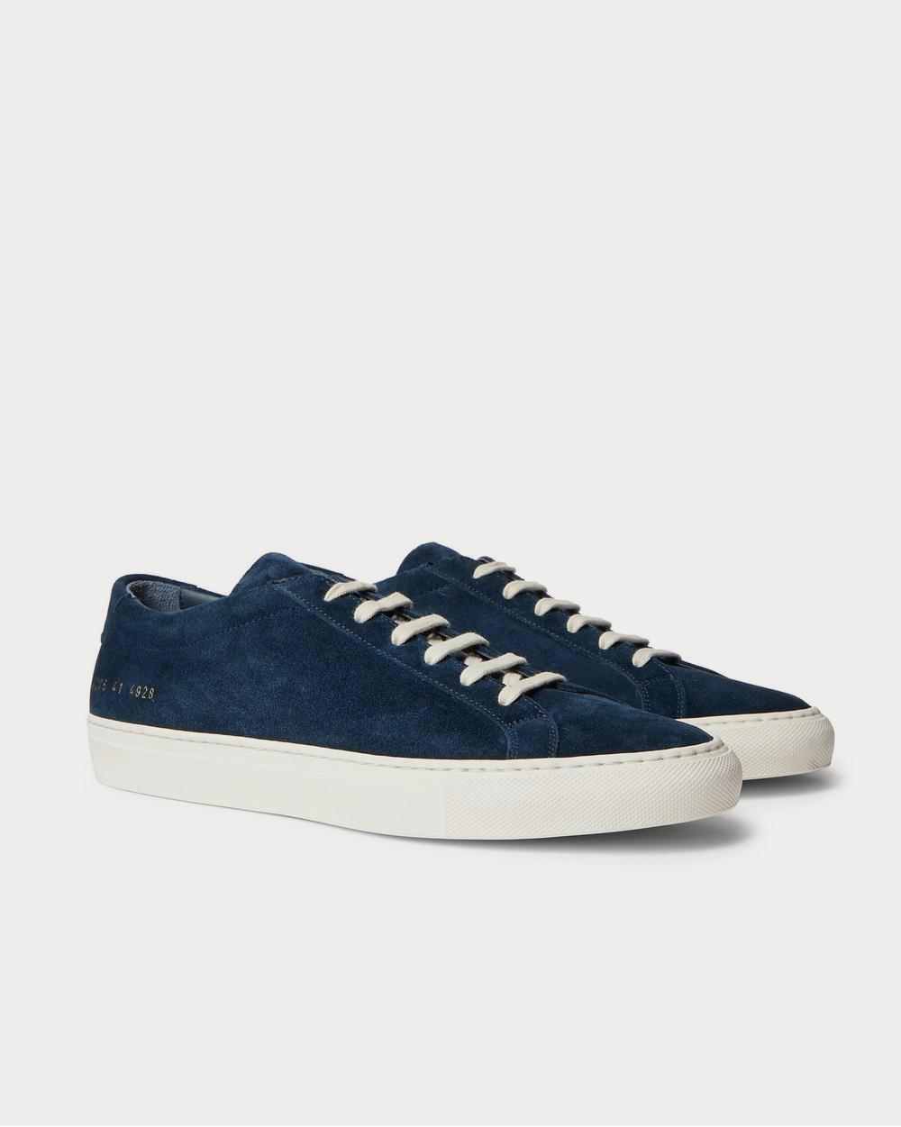 Common Projects Achilles Suede Navy low top sneakers Sneak in Peace