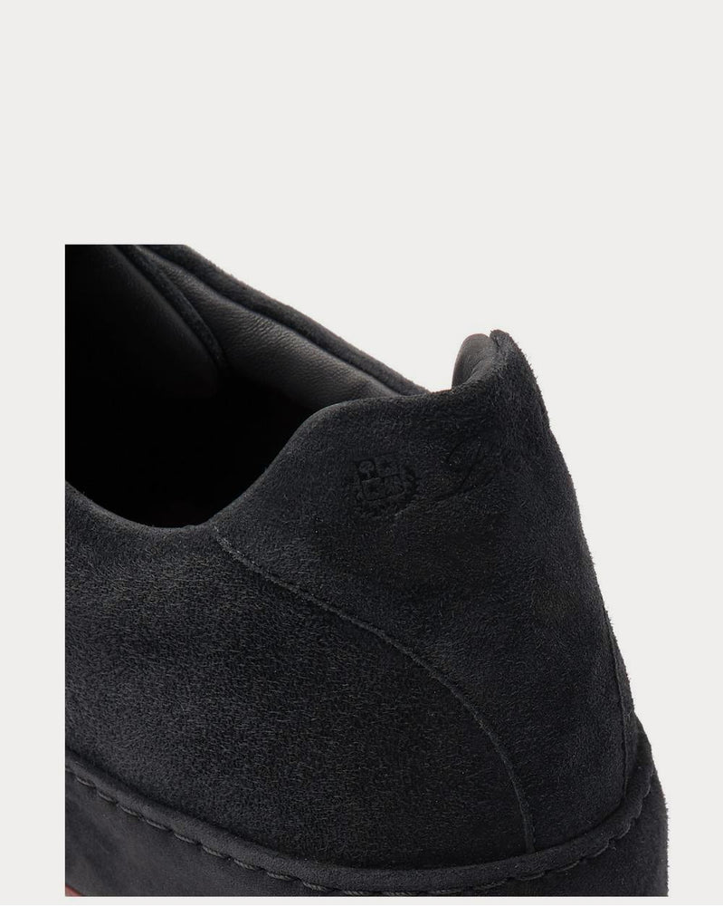 Loro Piana Nuages Suede  Black low top sneakers - 4