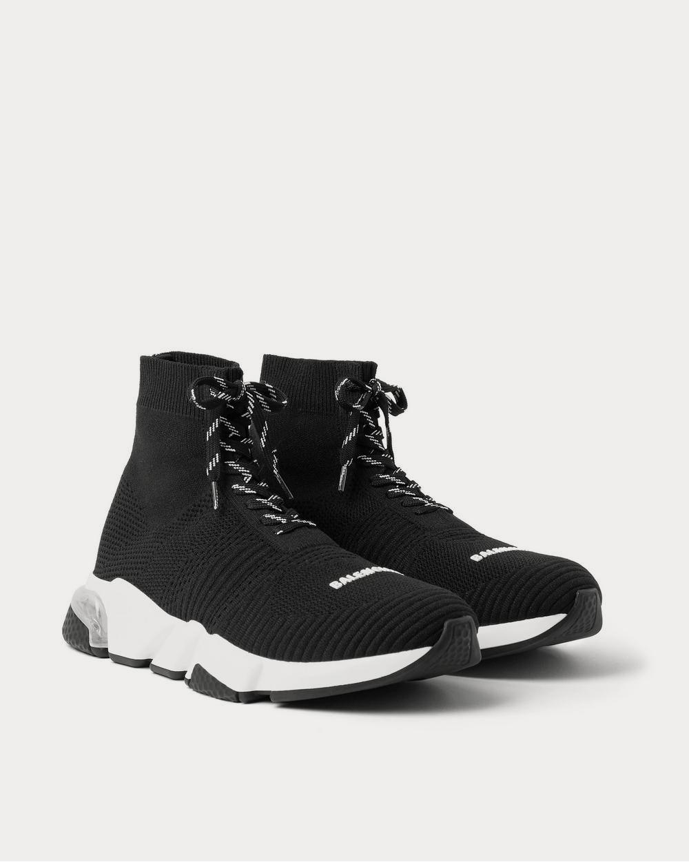 Balenciaga Speed Stretch-Knit  Black high top sneakers - 2