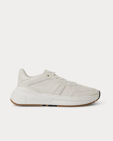 Bottega Veneta Speedster Leather  White low top sneakers