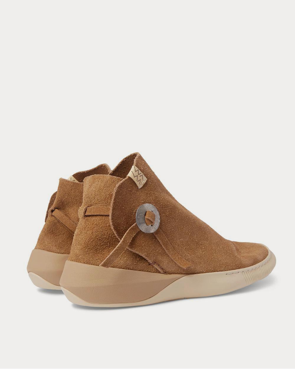 Visvim Gila Moc Mid II Suede High-Top  Brown high top sneakers - 3