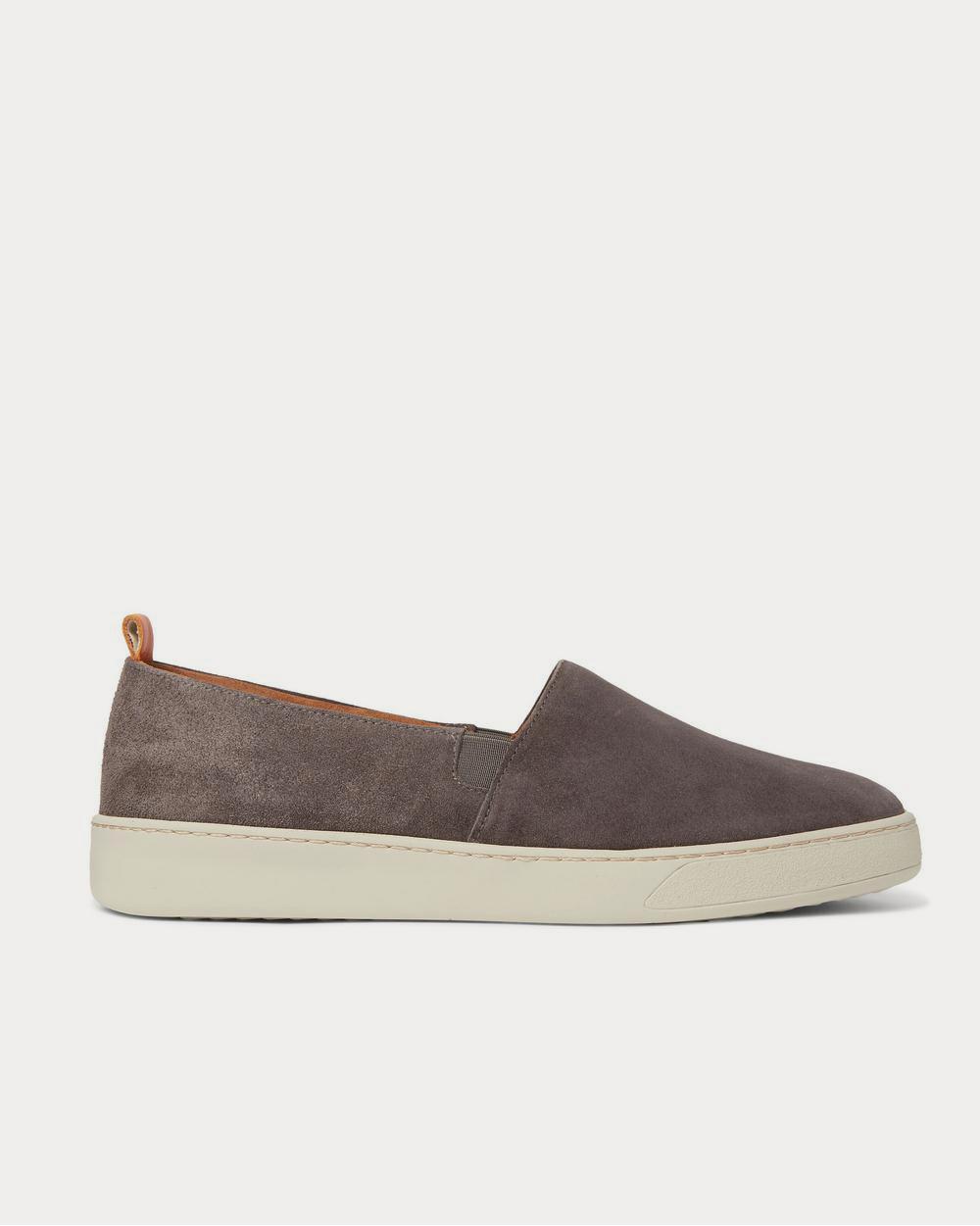 Mulo Suede Slip-On  Gray slip on sneakers - 1