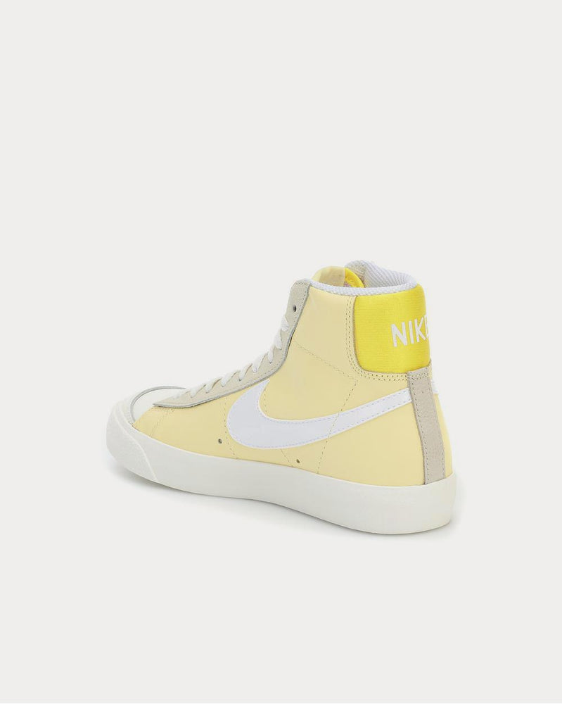 Nike Blazer Mid ’77 leather Yellow High Top Sneakers - 3