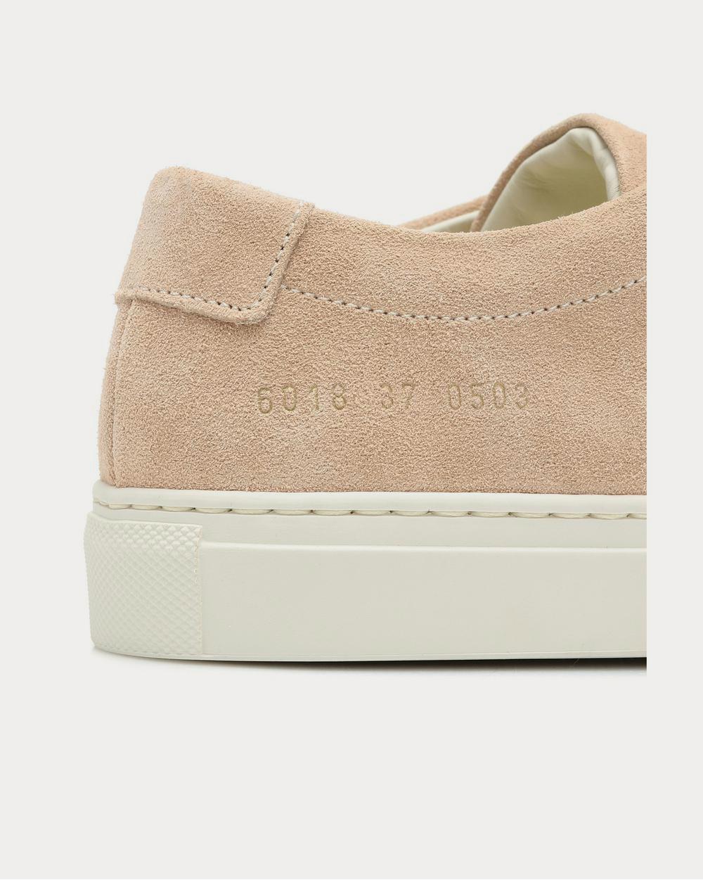 Common Projects Original Achilles suede Amber Low Top Sneakers - 4