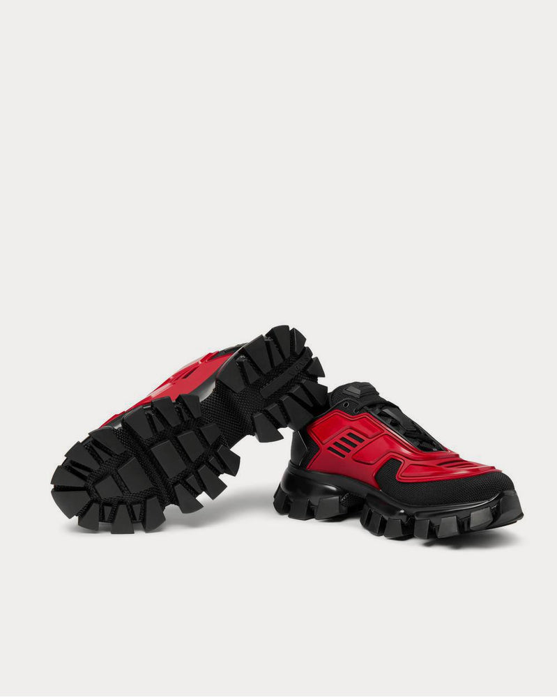 Prada Cloudbust Thunder Rubber and Mesh  Red low top sneakers - 3