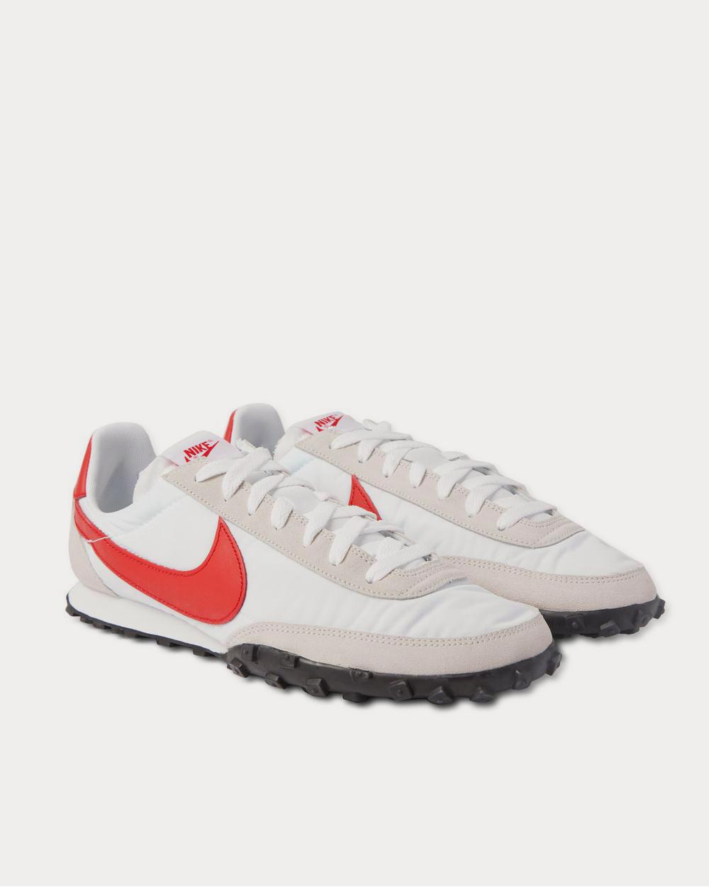 Nike Waffle Racer Leather-Trimmed Shell and Suede  White low top sneakers - 2