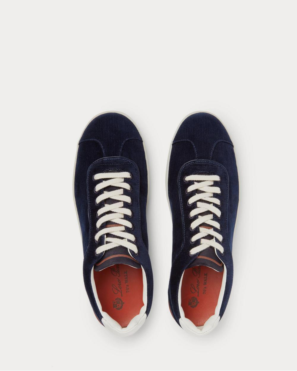 Loro Piana 70's Walk Corduroy  Navy low top sneakers - 6