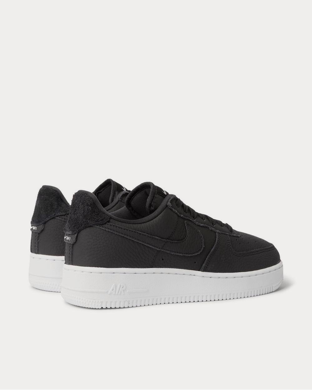 Nike Air Force 1 07 Suede-Trimmed Leather  Black low top sneakers - 3