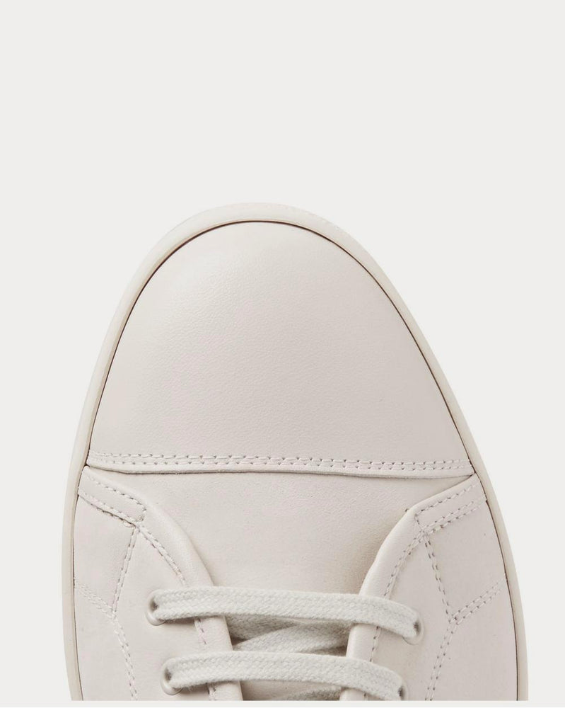 John Lobb Levah Cap-Toe Brushed-Leather  Neutral low top sneakers - 5