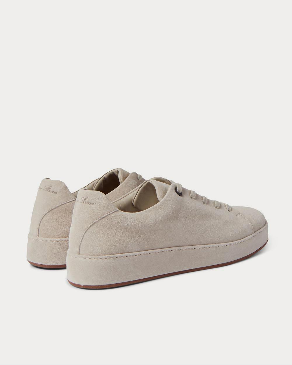 Loro Piana Nuages Suede  Gray low top sneakers - 3