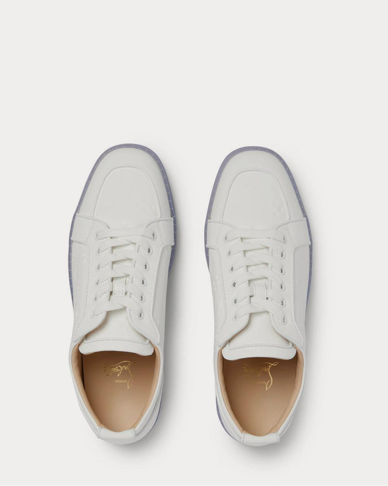 Christian Louboutin Rantulow Orlato Debossed Leather  White low top sneakers - 6