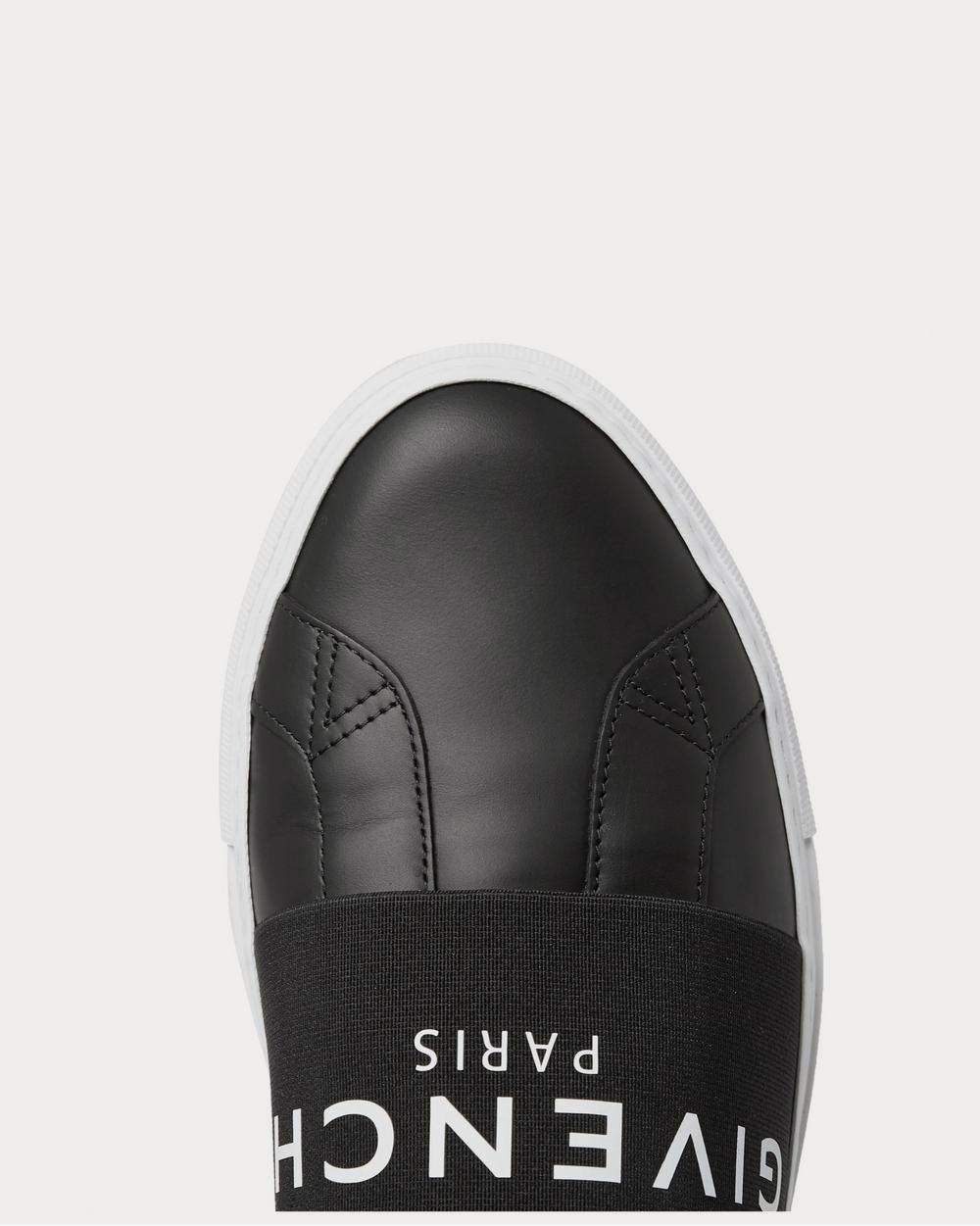 Givenchy Urban Street Logo-Print Leather Slip-On  Black low top sneakers - 5