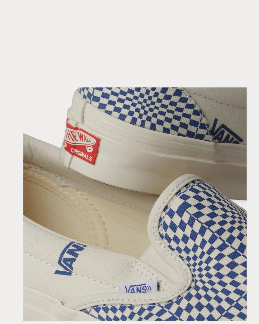 Vans OG Classic LX Printed Canvas  White slip on sneakers - 4