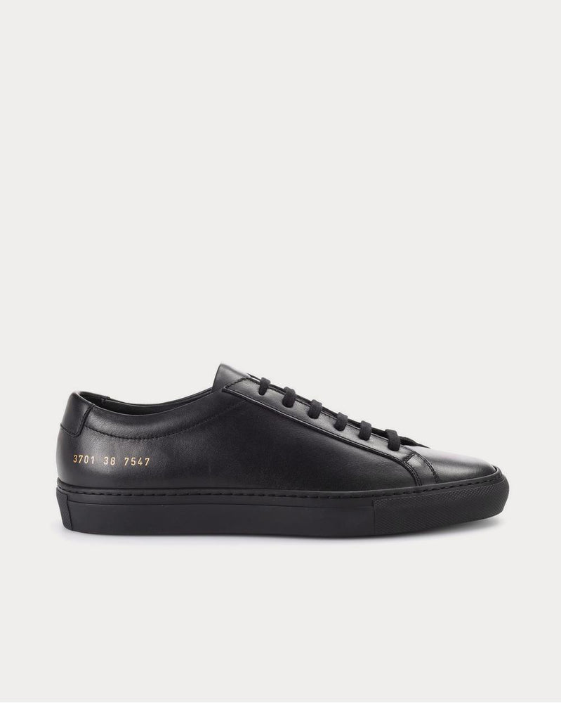 Common Projects Original Achilles leather black Low Top Sneakers - 1