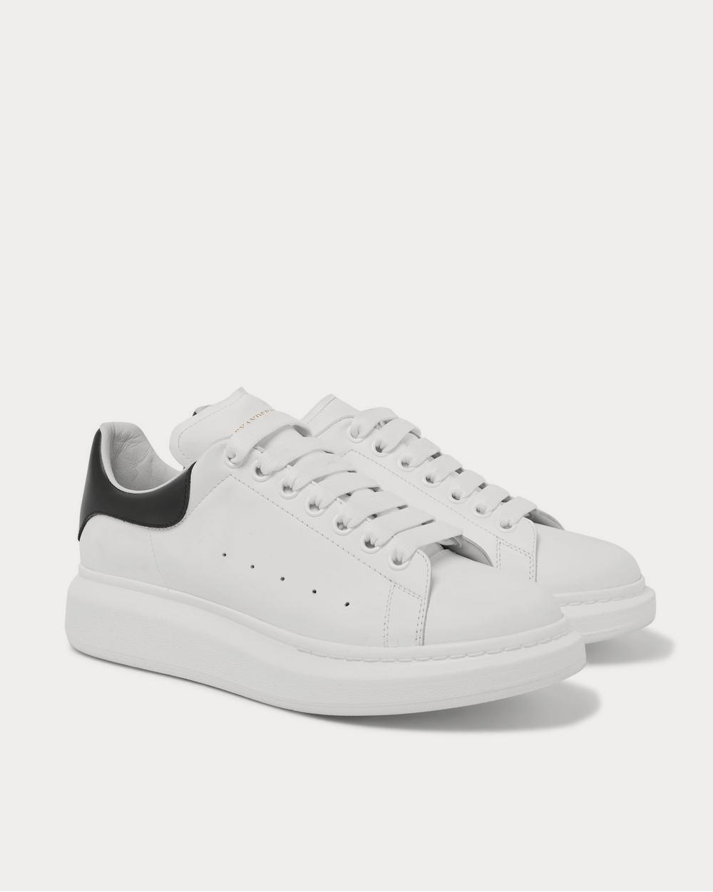 Alexander McQueen Exaggerated-Sole Leather  White low top sneakers - 2