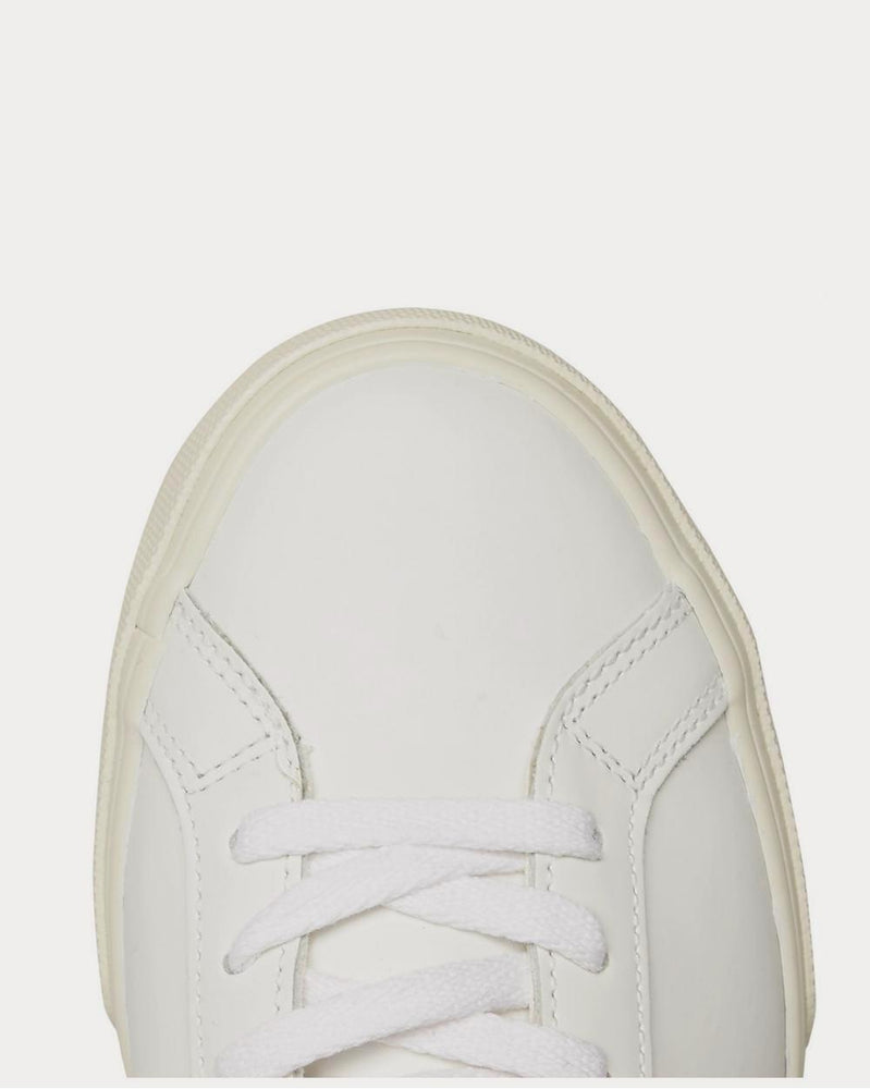 Veja Esplar Suede-Trimmed Leather  White low top sneakers - 5