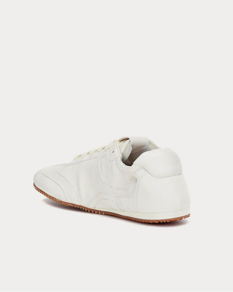 Loewe Ballet Runner leather Soft White Low Top Sneakers - 3