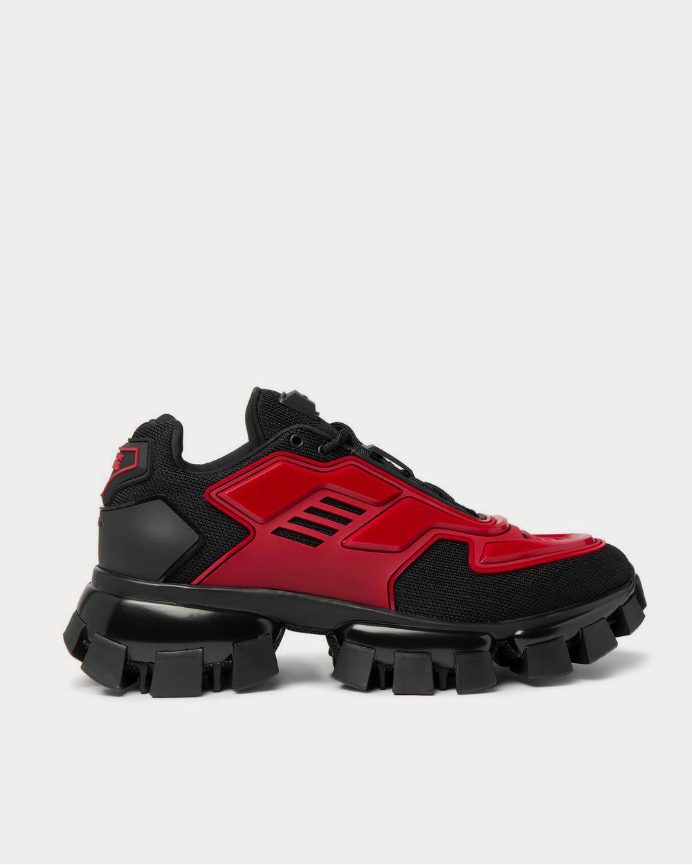 Prada Cloudbust Thunder Rubber and Mesh  Red low top sneakers - 1