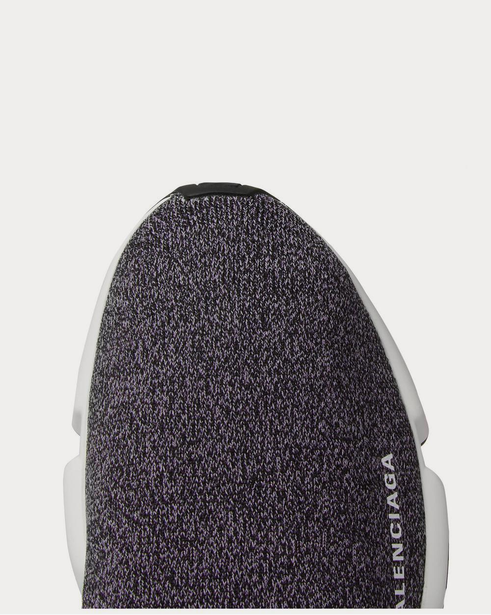 Balenciaga Speed Sock Stretch-Knit Slip-On  Gray high top sneakers - 5