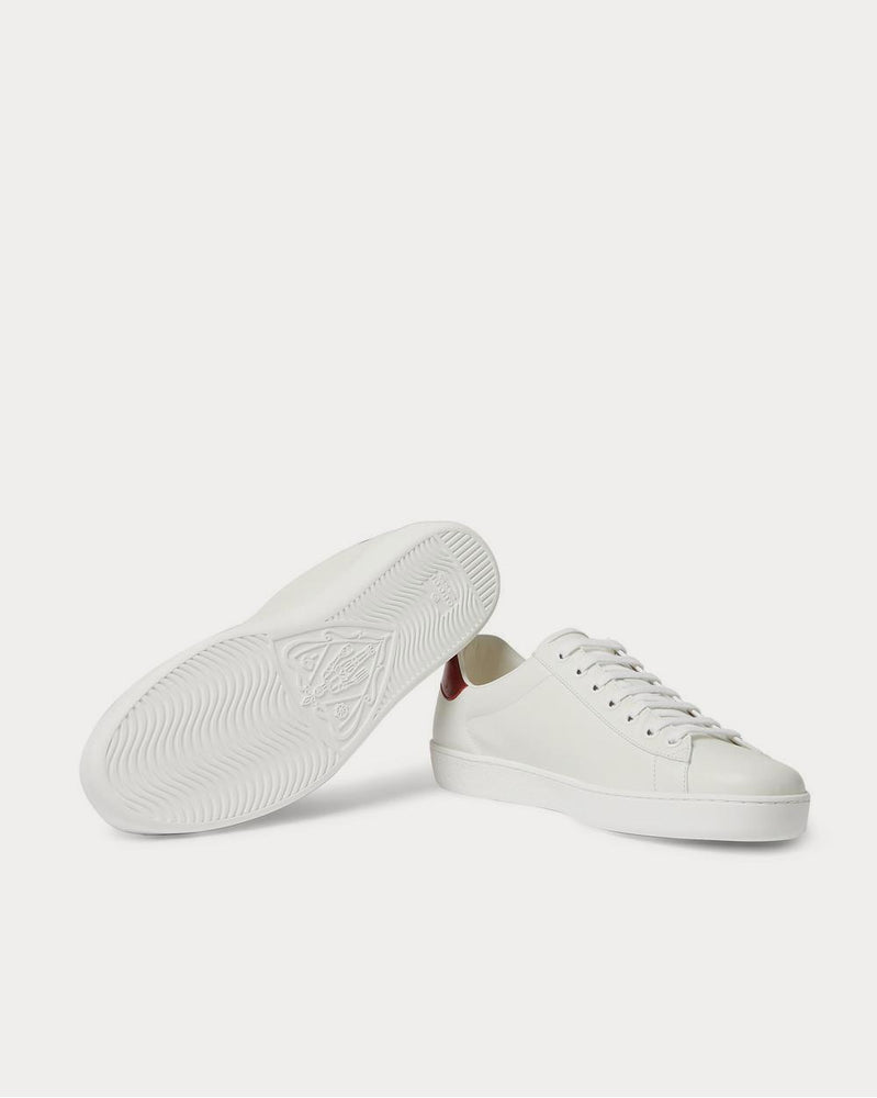 Gucci Ace Printed Leather  White low top sneakers - 3