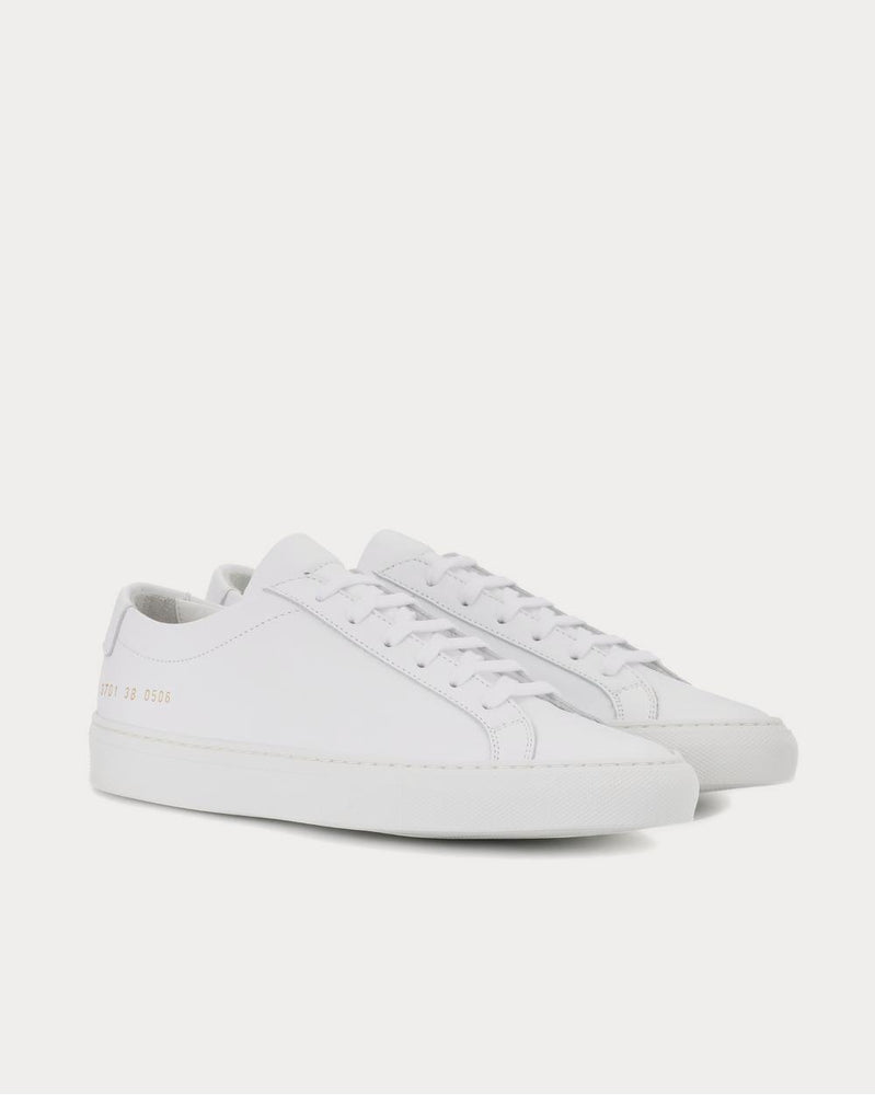 Common Projects Original Achilles leather White Low Top Sneakers - 2