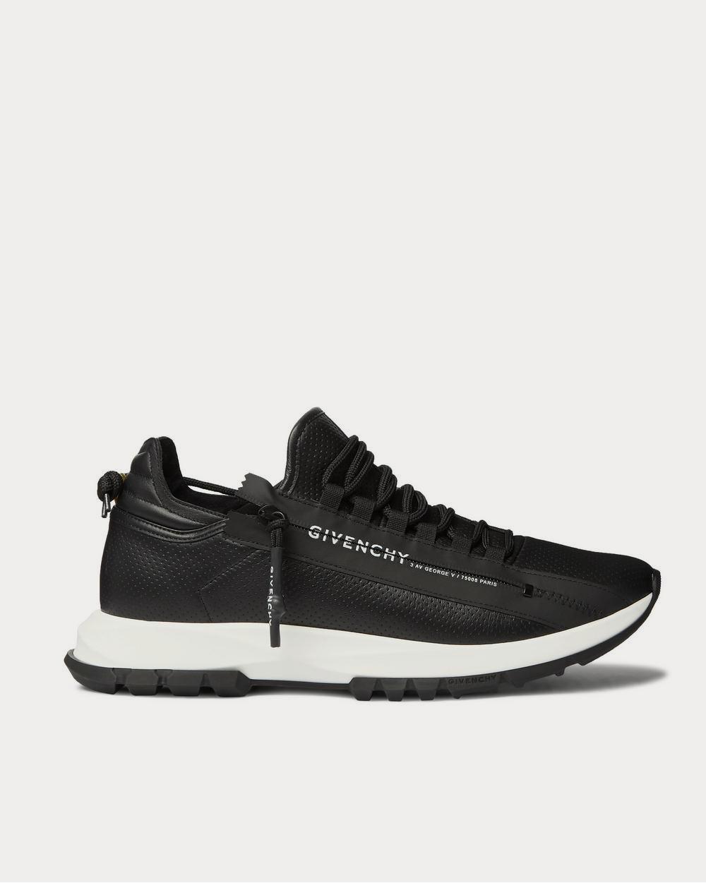 Givenchy Spectre Perforated Leather  Black low top sneakers - 1